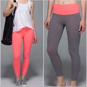 Lululemon Wunder Under Reversible Leggings